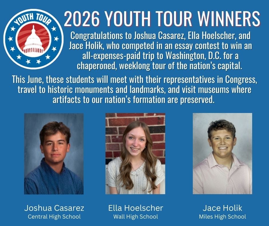 2025 Youth Tour Winners